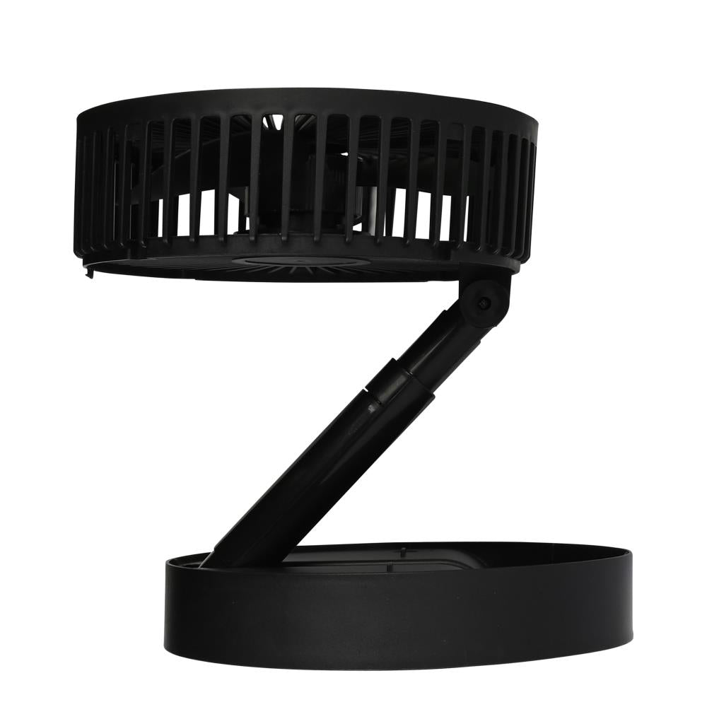 Ventilator faltbar und wiederaufladbar schwarz