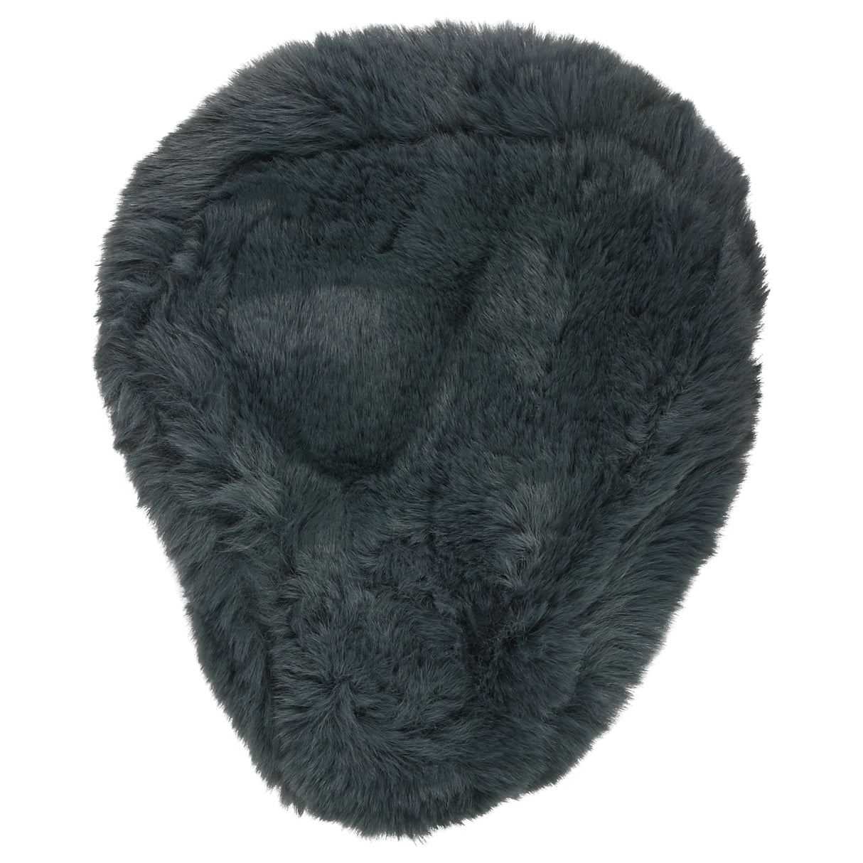 Saddle cover fur extra soft grey
