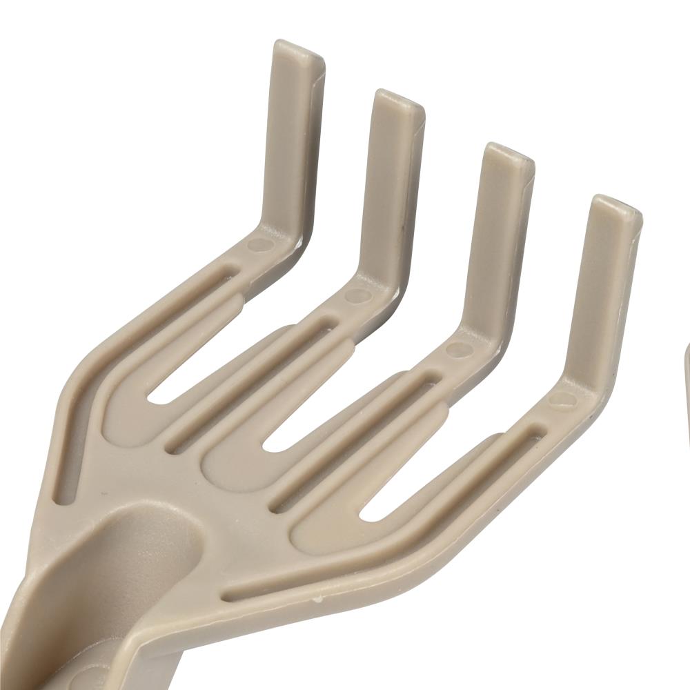 Tuingereedschap set 2 dlg kunststof beige