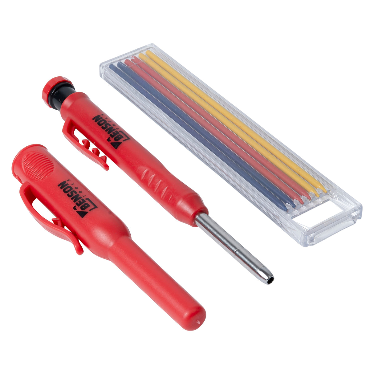 Deep hole marker with holder