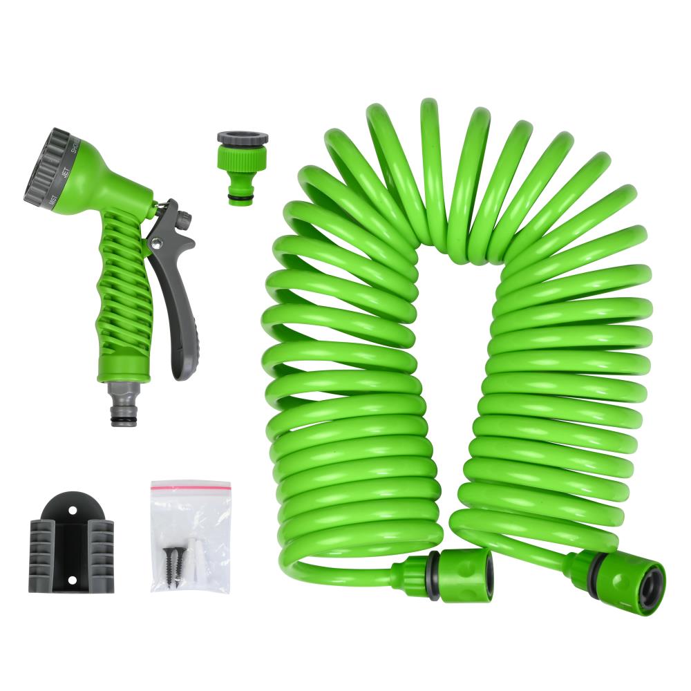 Tuyau d'arrosage en spirale avec embout 10 m