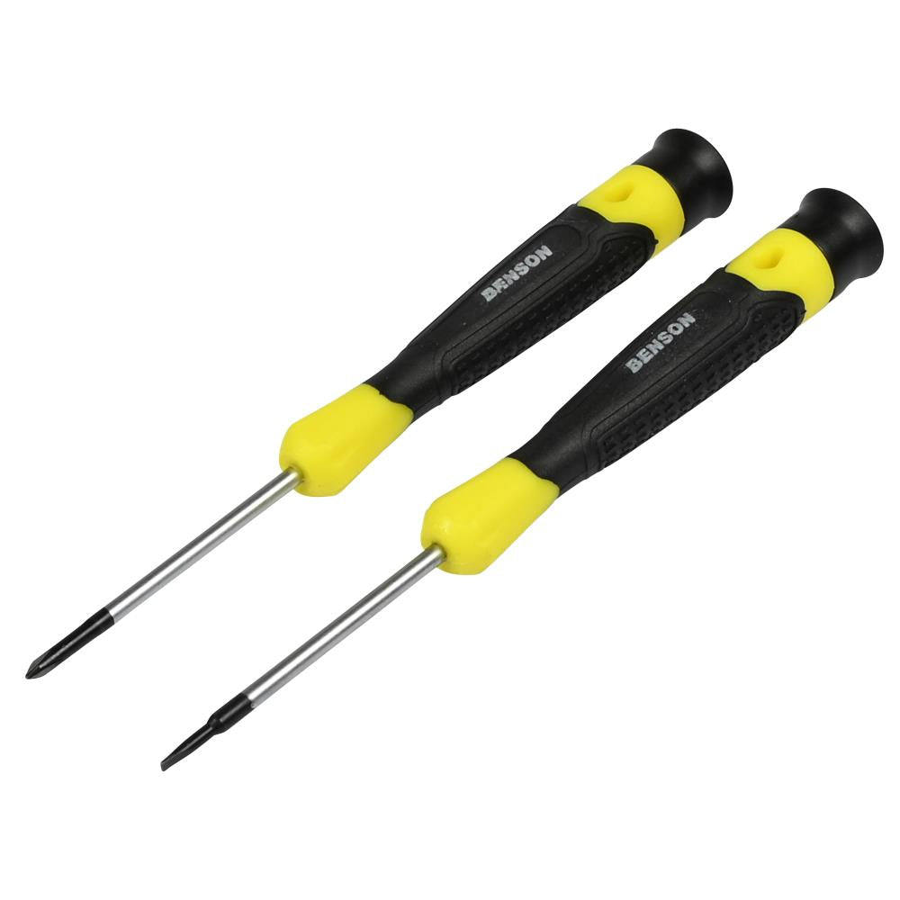 Jeu de tournevis précision 2 pcs plat