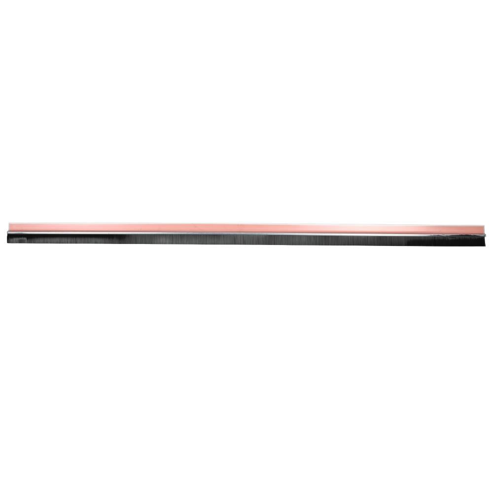 Tochtstrip borstel 100 cm PVC transparant