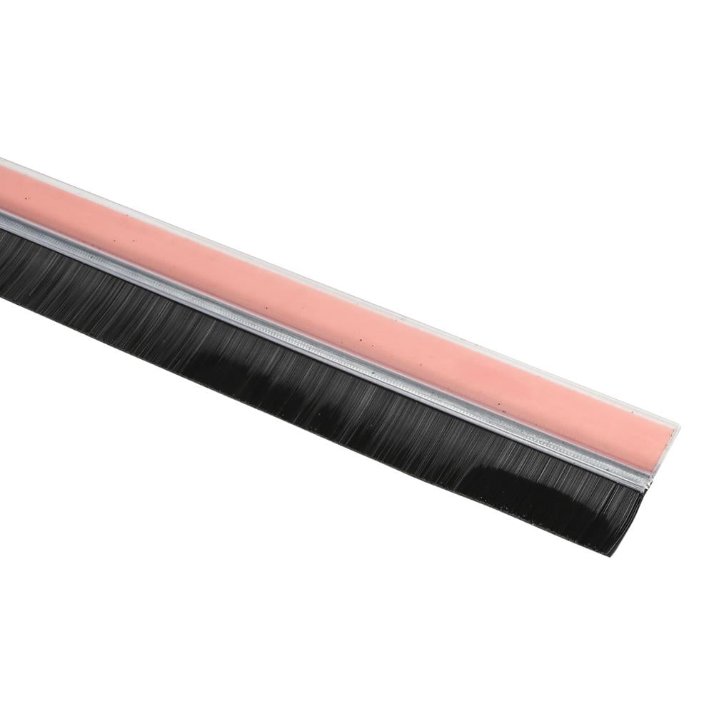 Tochtstrip borstel 100 cm PVC transparant
