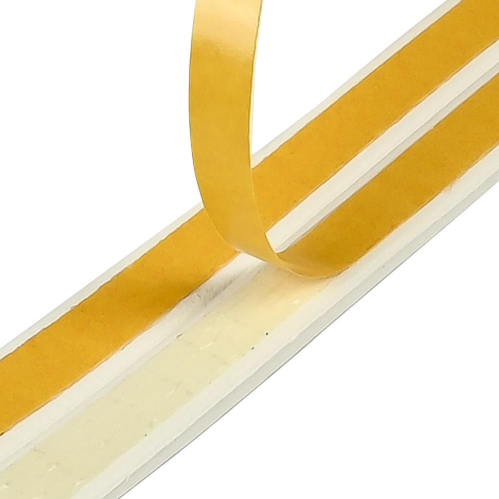 Tochtstrip rubber D-profiel 2 x 3 m wit