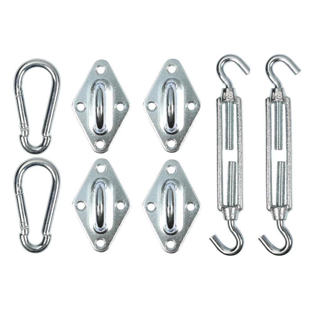 Mounting set shade sail 8 pcs