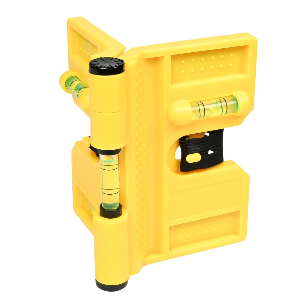 Corner spirit level adjustable magnetic