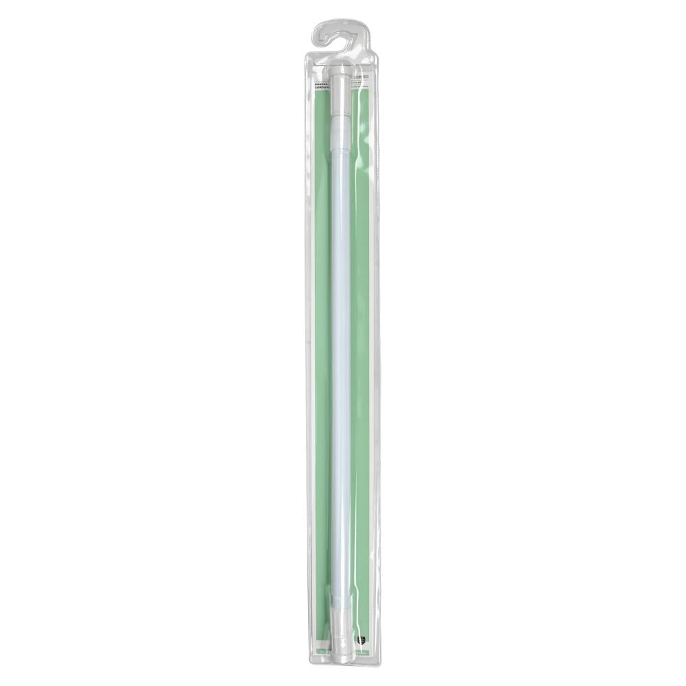 Douchegordijnstang 77,5 - 135 cm wit