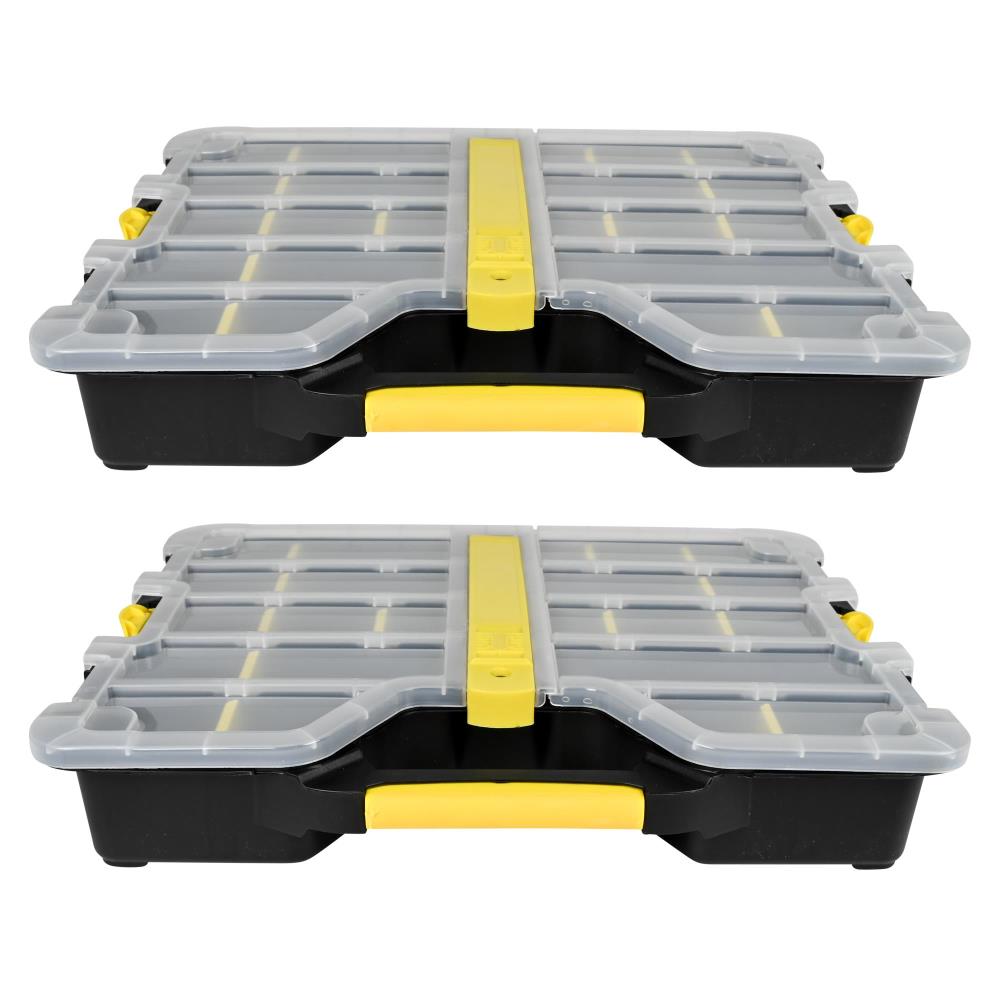 Boîte de rangement empilable 2 pcs