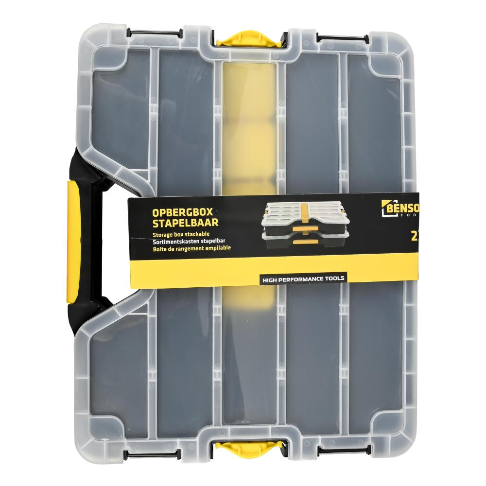 Boîte de rangement empilable 2 pcs