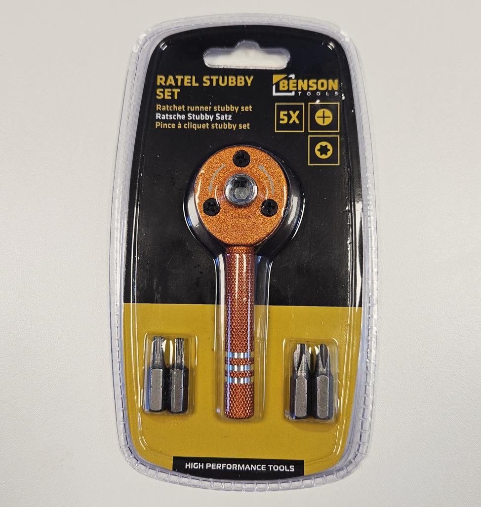 Pince à cliquet stubby set 5 pcs