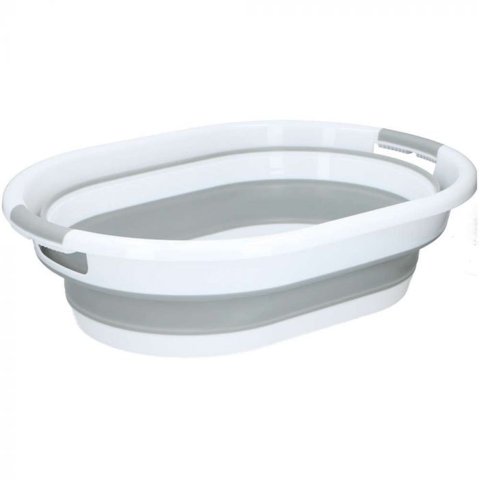 Laundry basket 39 ltr grey