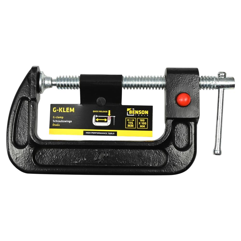 G-klem 180 x 100 mm quick release