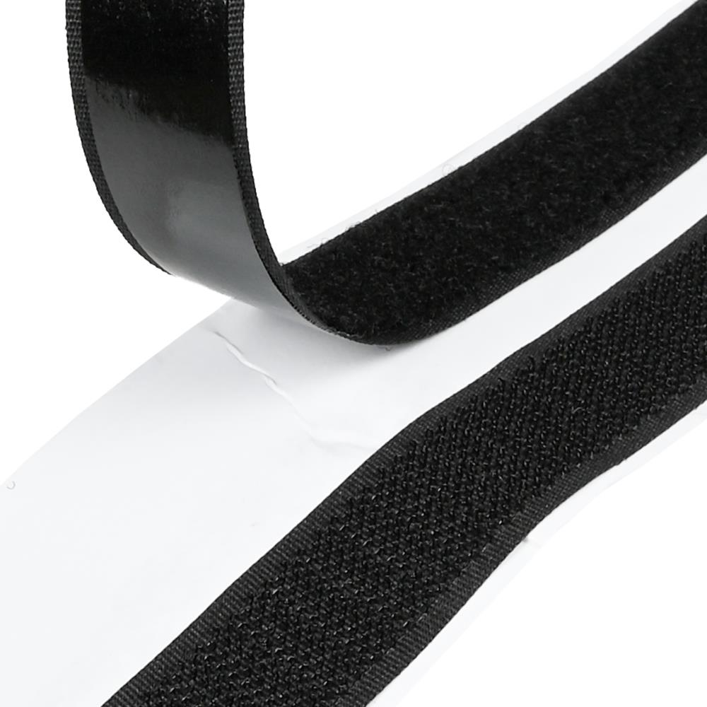 Velcro self-adhering black 4,5 m