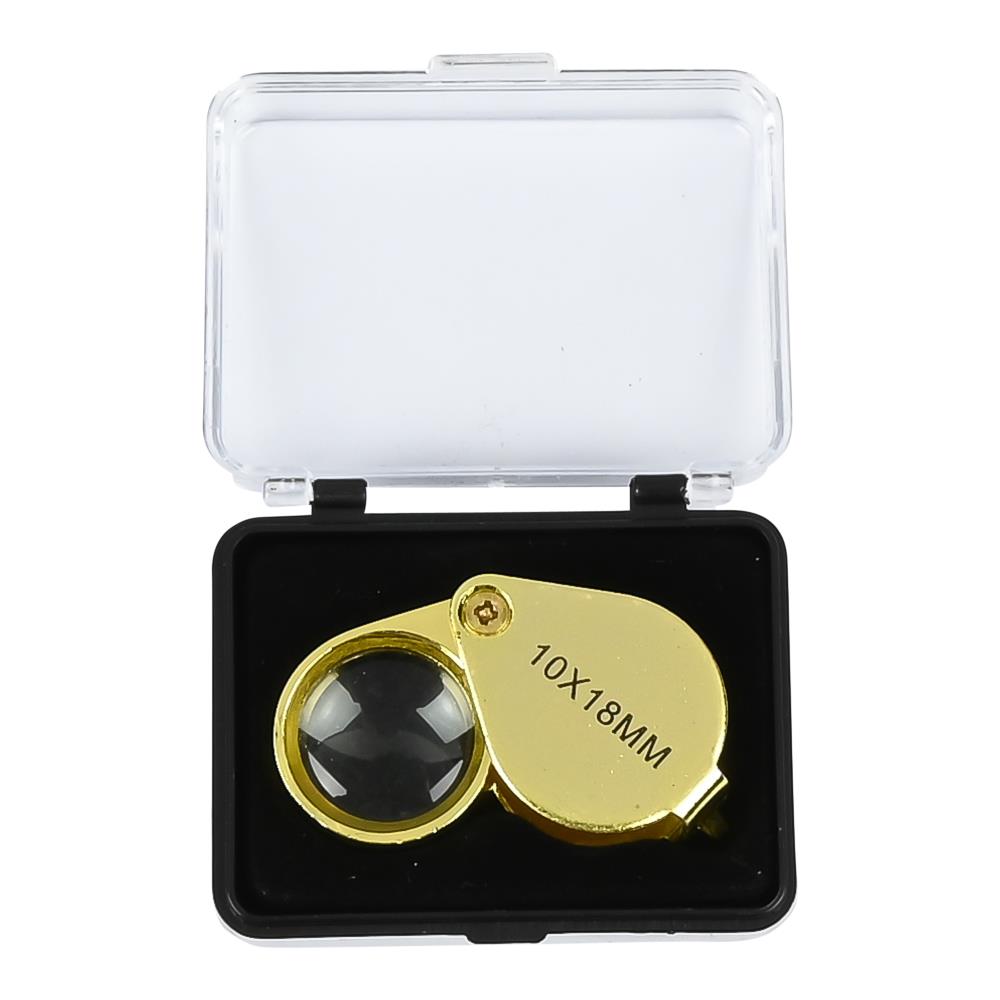 Magnifying glass diamondair gold