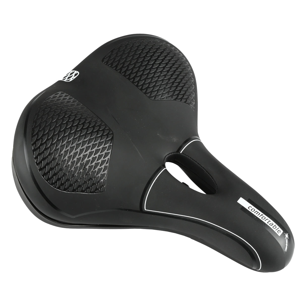 Bicycle saddle soft comfort ventilation