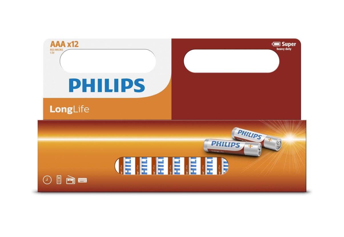 Philips AAA 12 pcs
