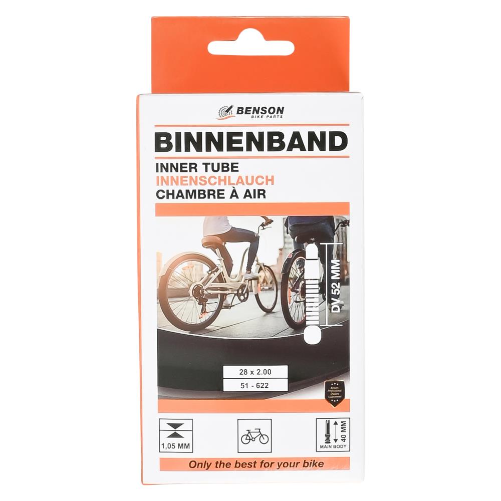 Binnenband 28 x 2.00 butyl