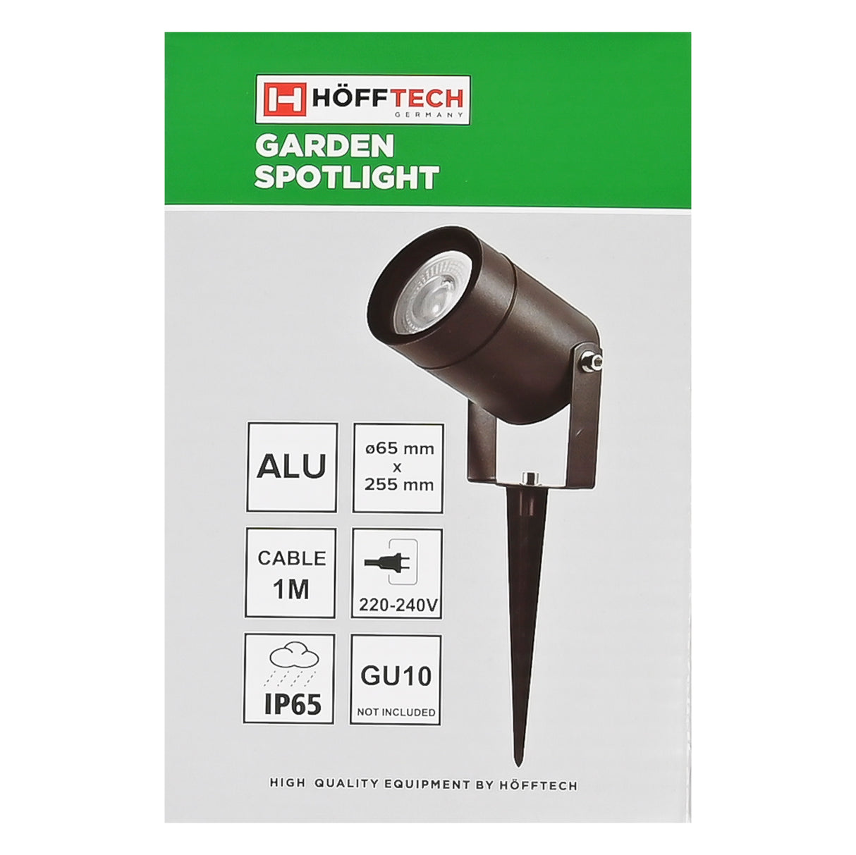 Grondspot tuin met RA stekker IP65