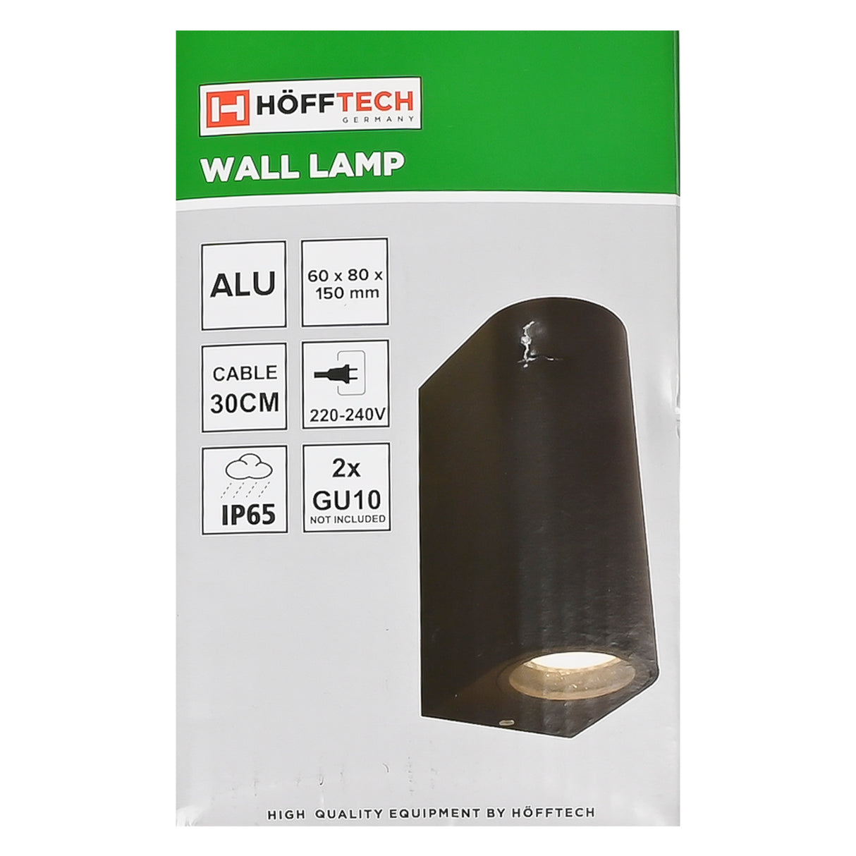 Wall lamp round high up&down light IP65