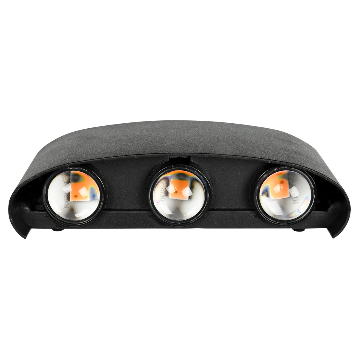 LED Wall lamp half-round up&down light 3 lamps IP65