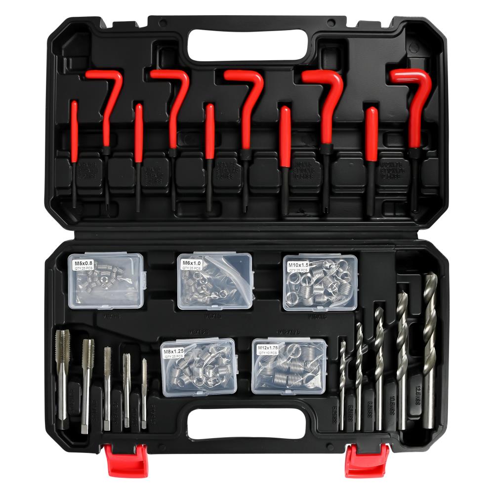 Kit de réparation pour filetages 131 pcs