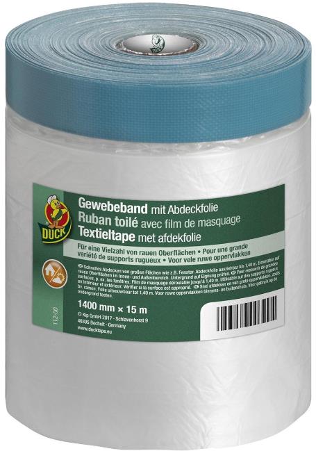 Cloth tape with cover sheet 1400 mm x 15 m