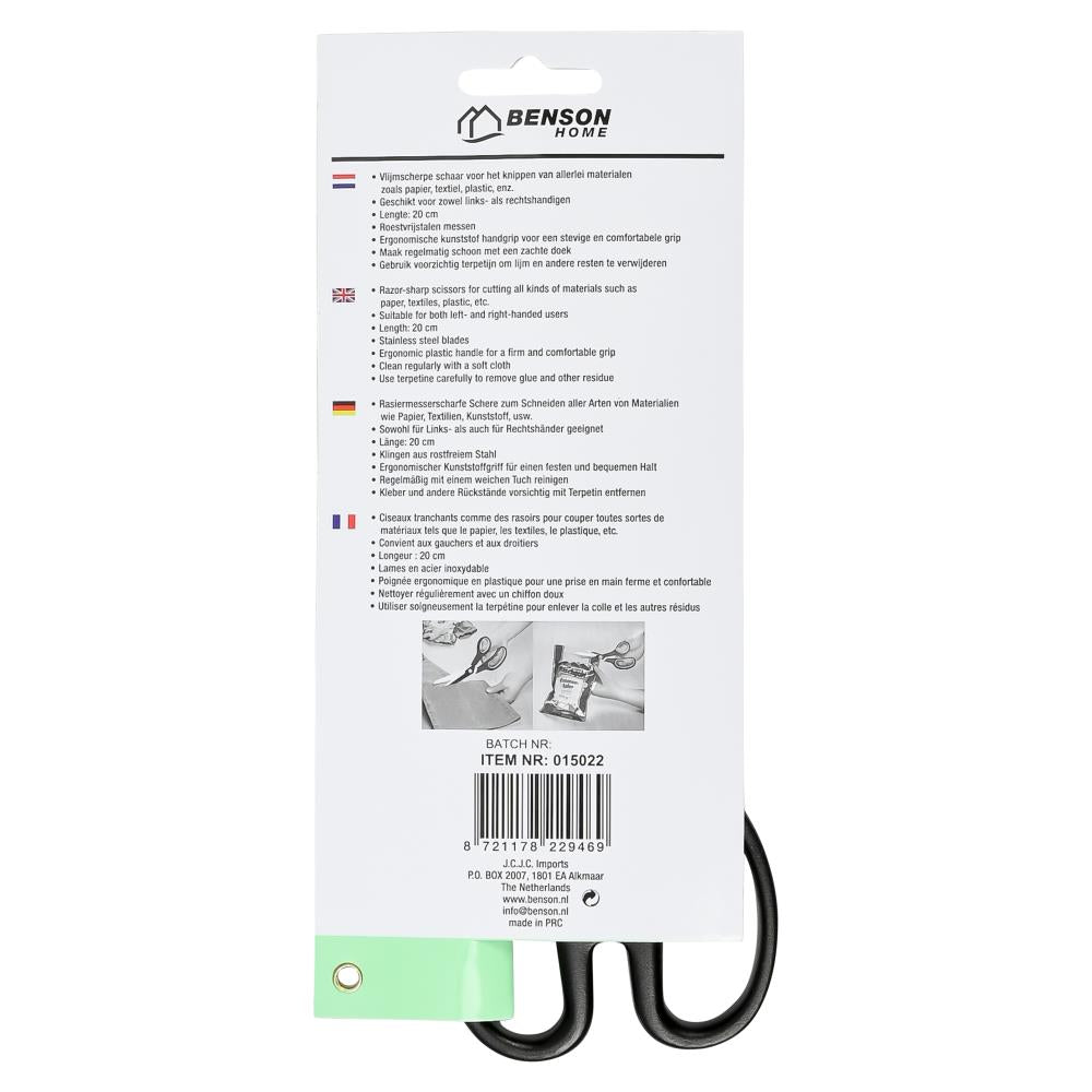 Multipurpose scissors 8" left and right handed