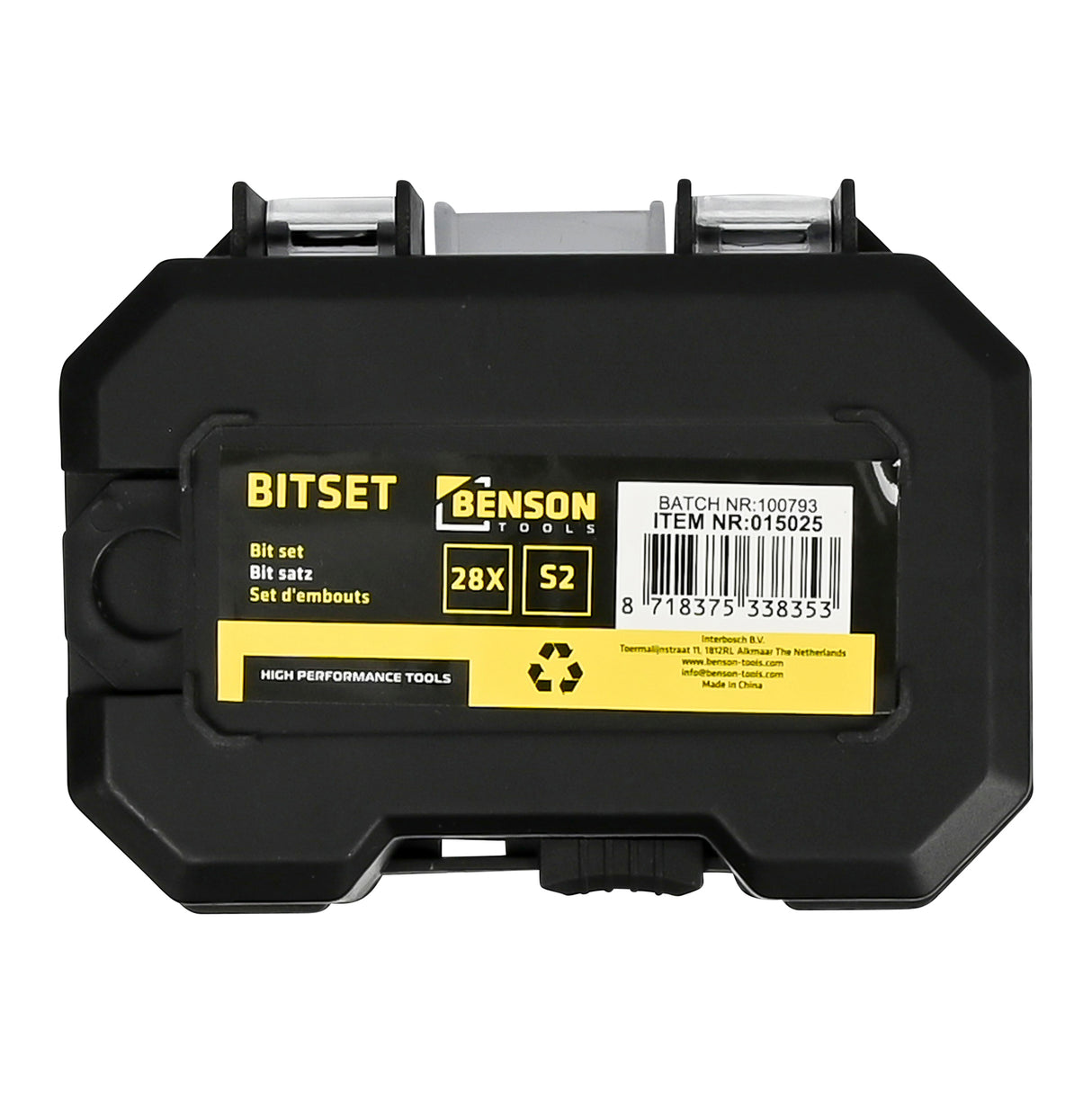 Jeu d'embouts 28 pcs S2