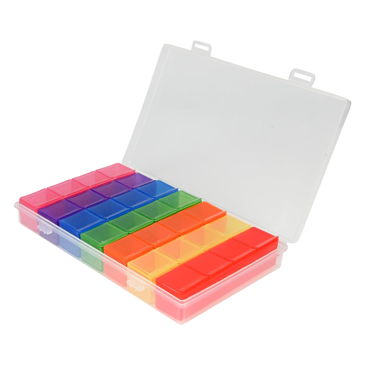 Pill box 7 days, 4 removable compartments