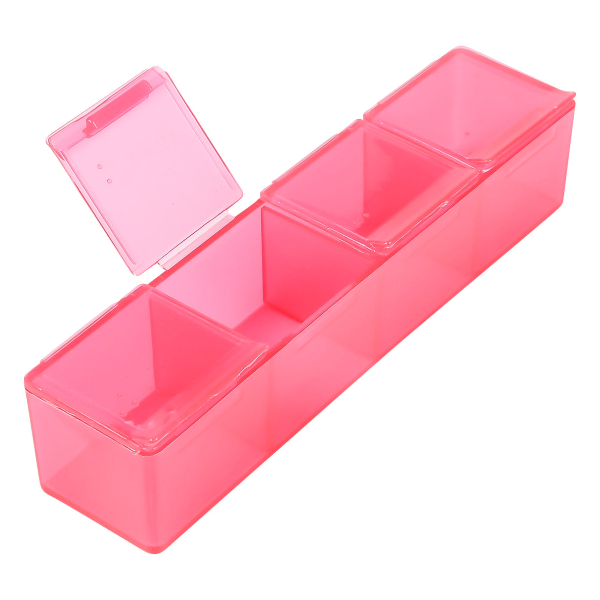 Pill box 7 days, 4 removable compartments