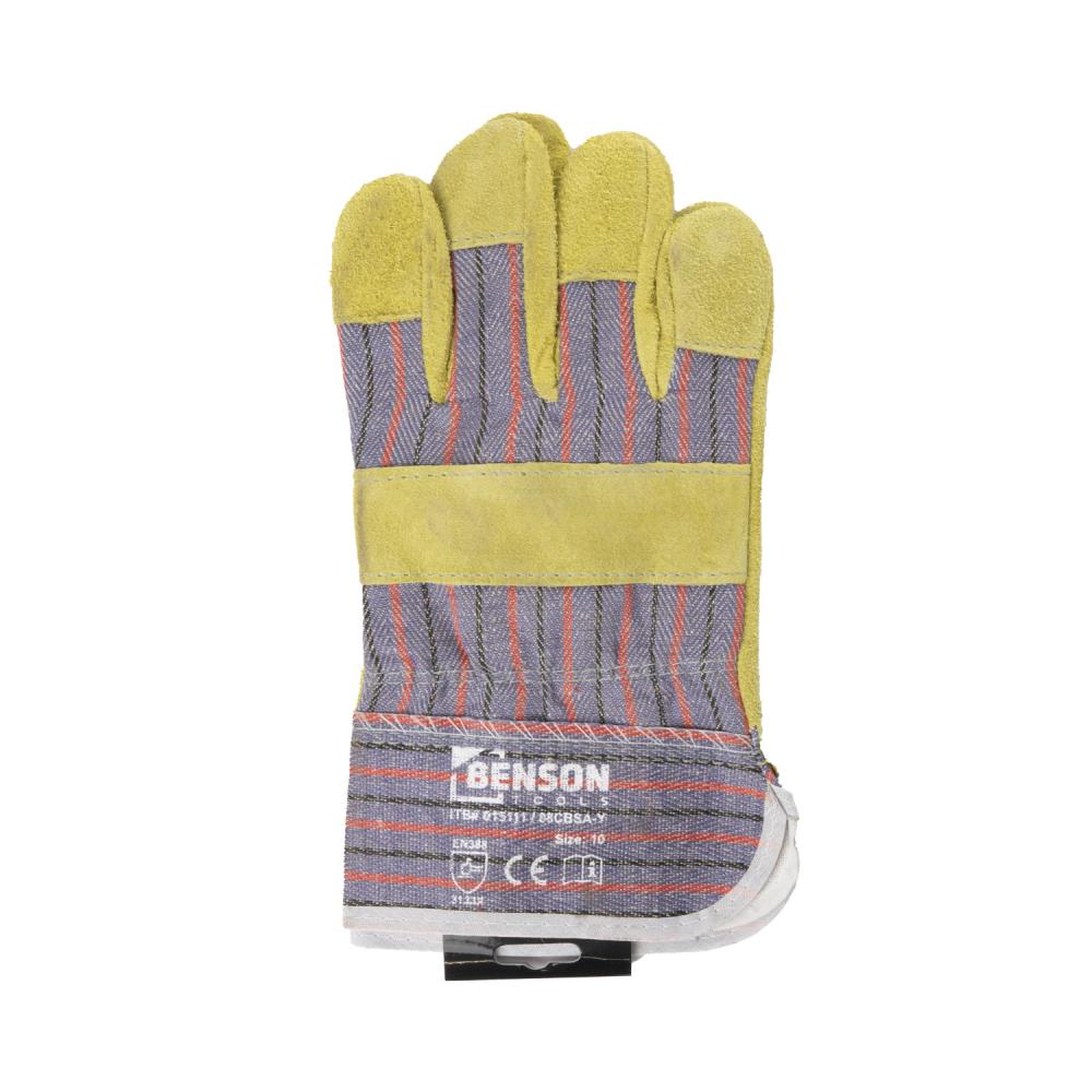 Werkhandschoenen rundsplitleder 3133X