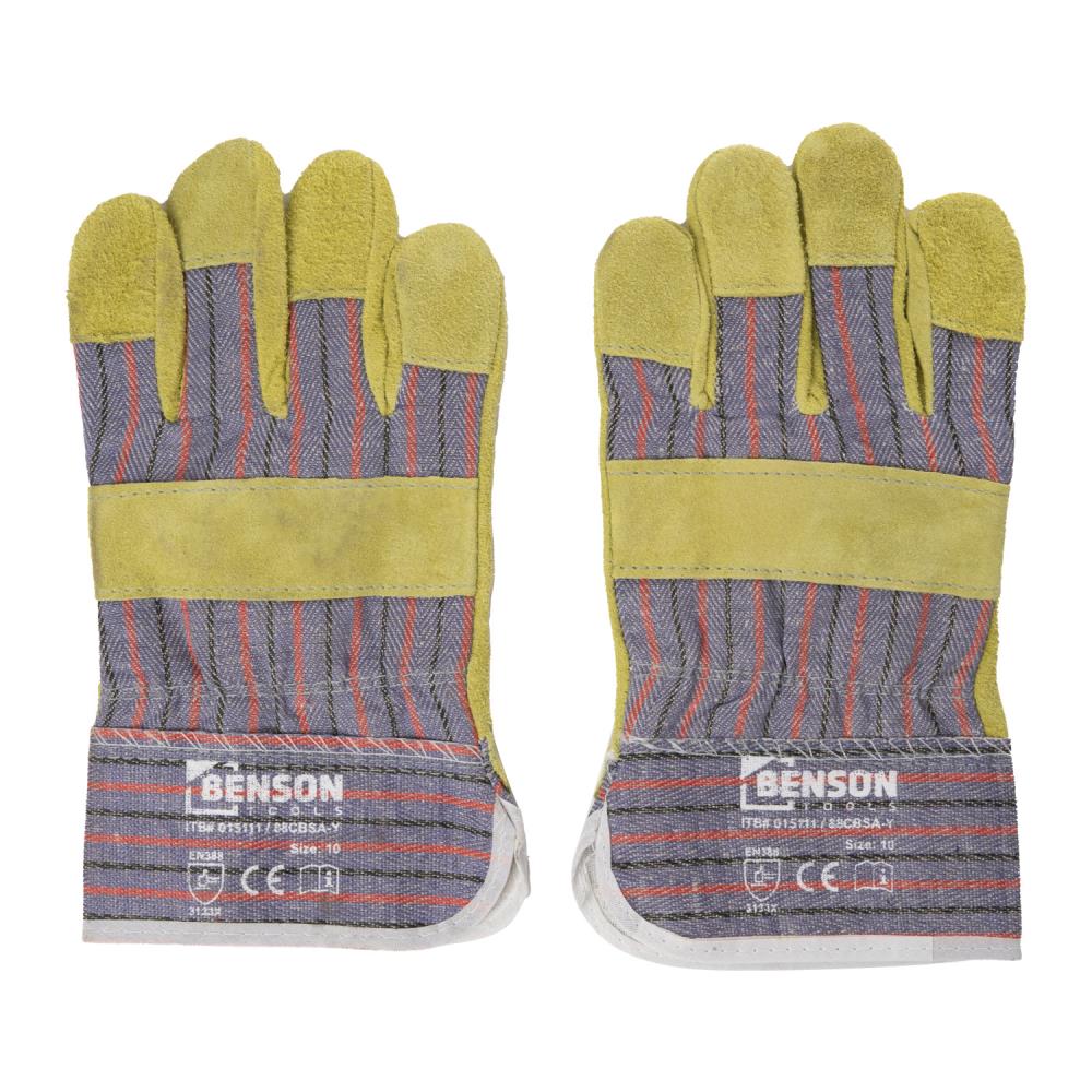 Werkhandschoenen rundsplitleder 3133X