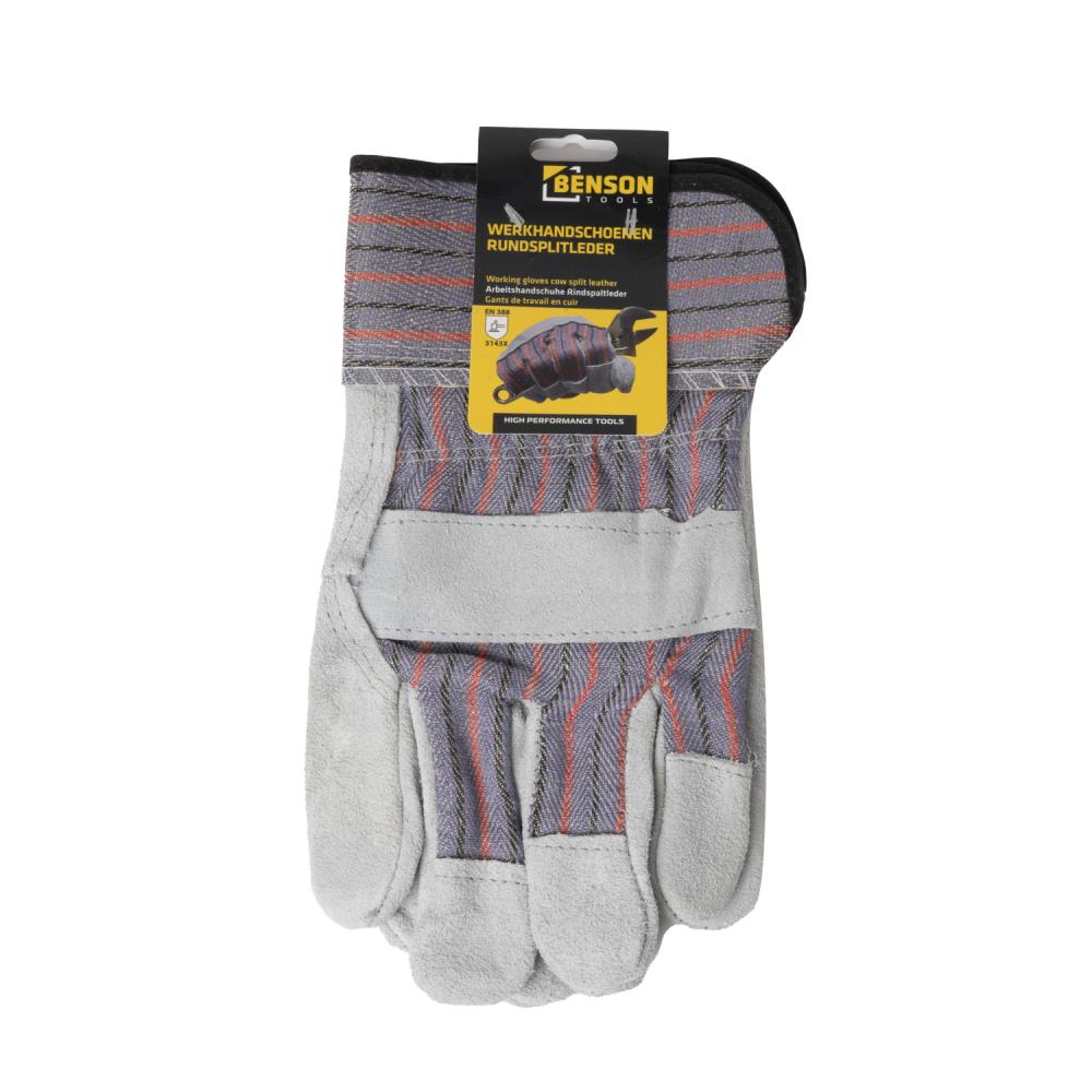 Werkhandschoenen rundsplitleder 3143X
