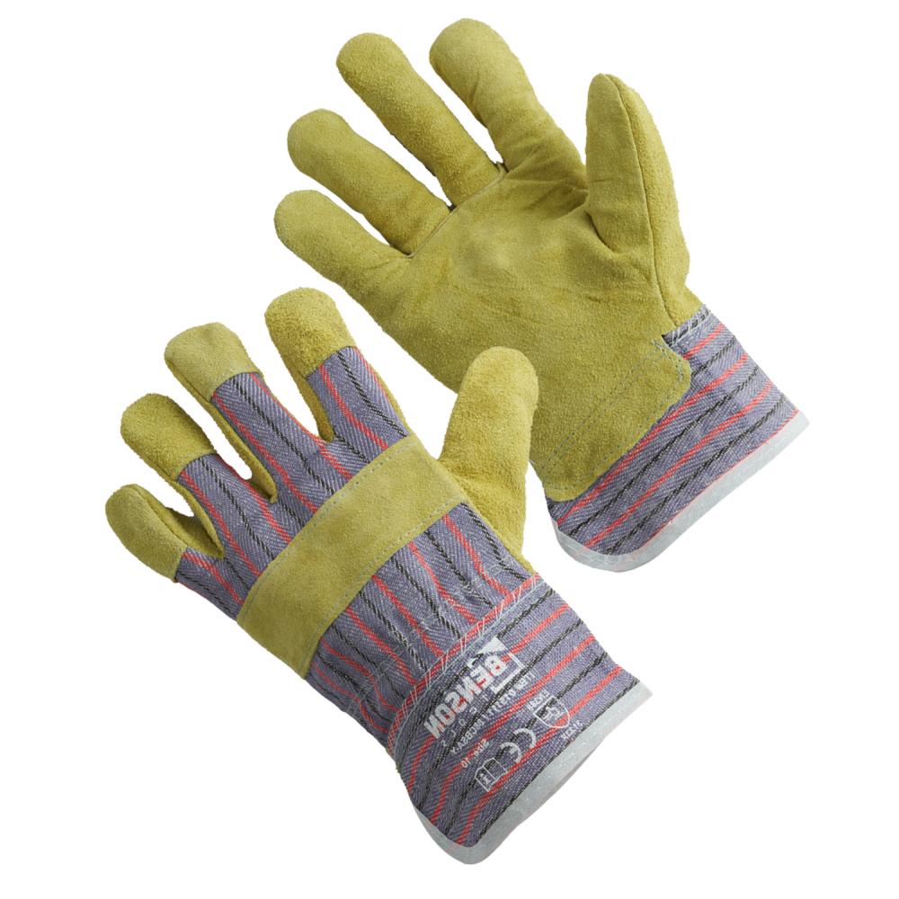 Werkhandschoenen rundsplitleder 3133X