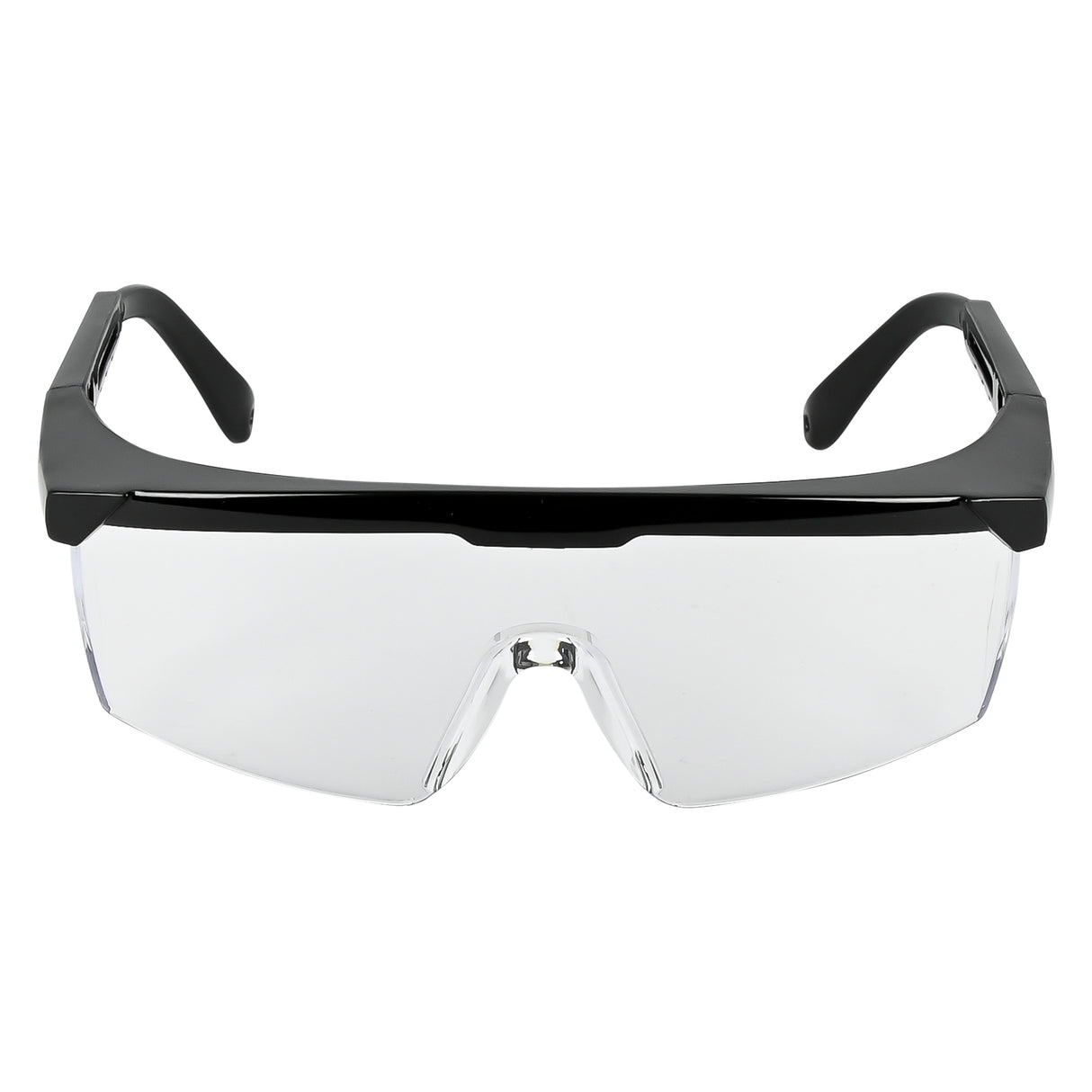 Schutzbrille mit schwarzem Rahmen