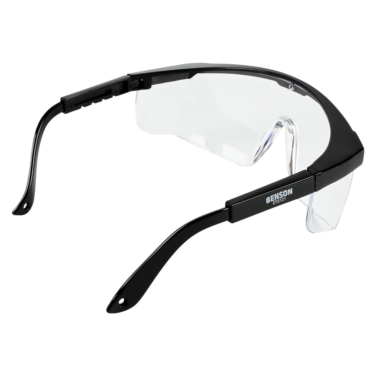 Schutzbrille mit schwarzem Rahmen