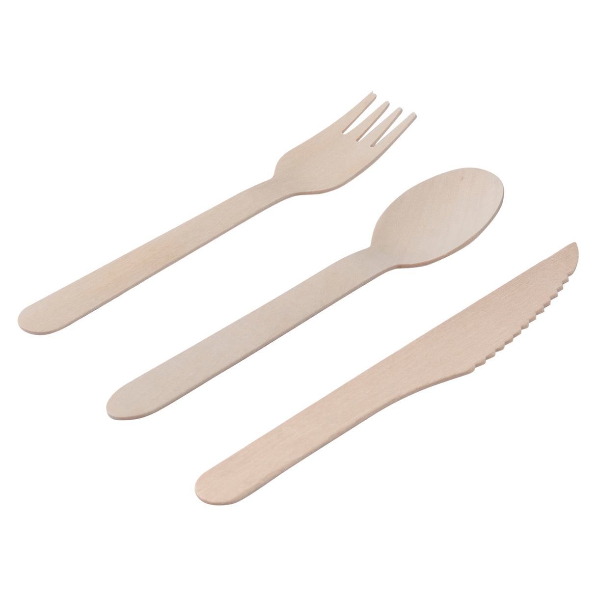 Bestekset hout 18 dlg