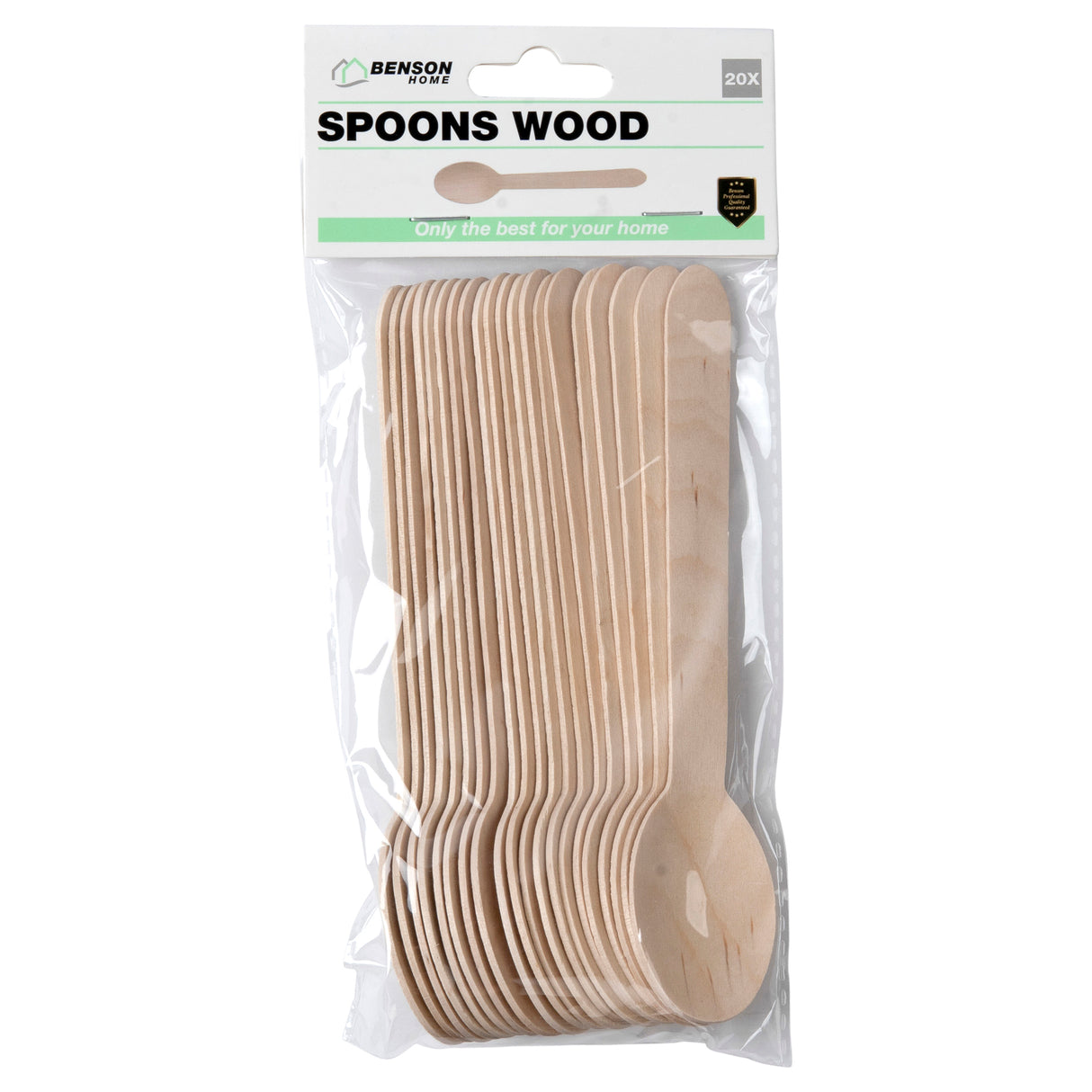 Lepels hout 20 dlg