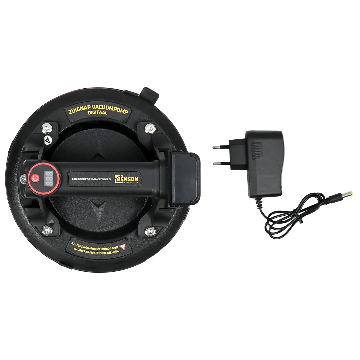 Suction cup vacuum pump digital