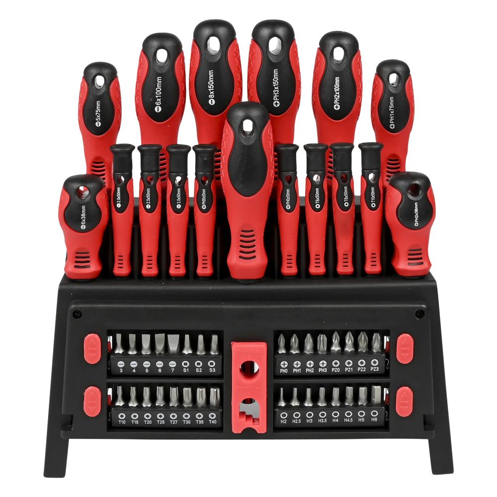 Screwdriver and bit set 50 pcs
