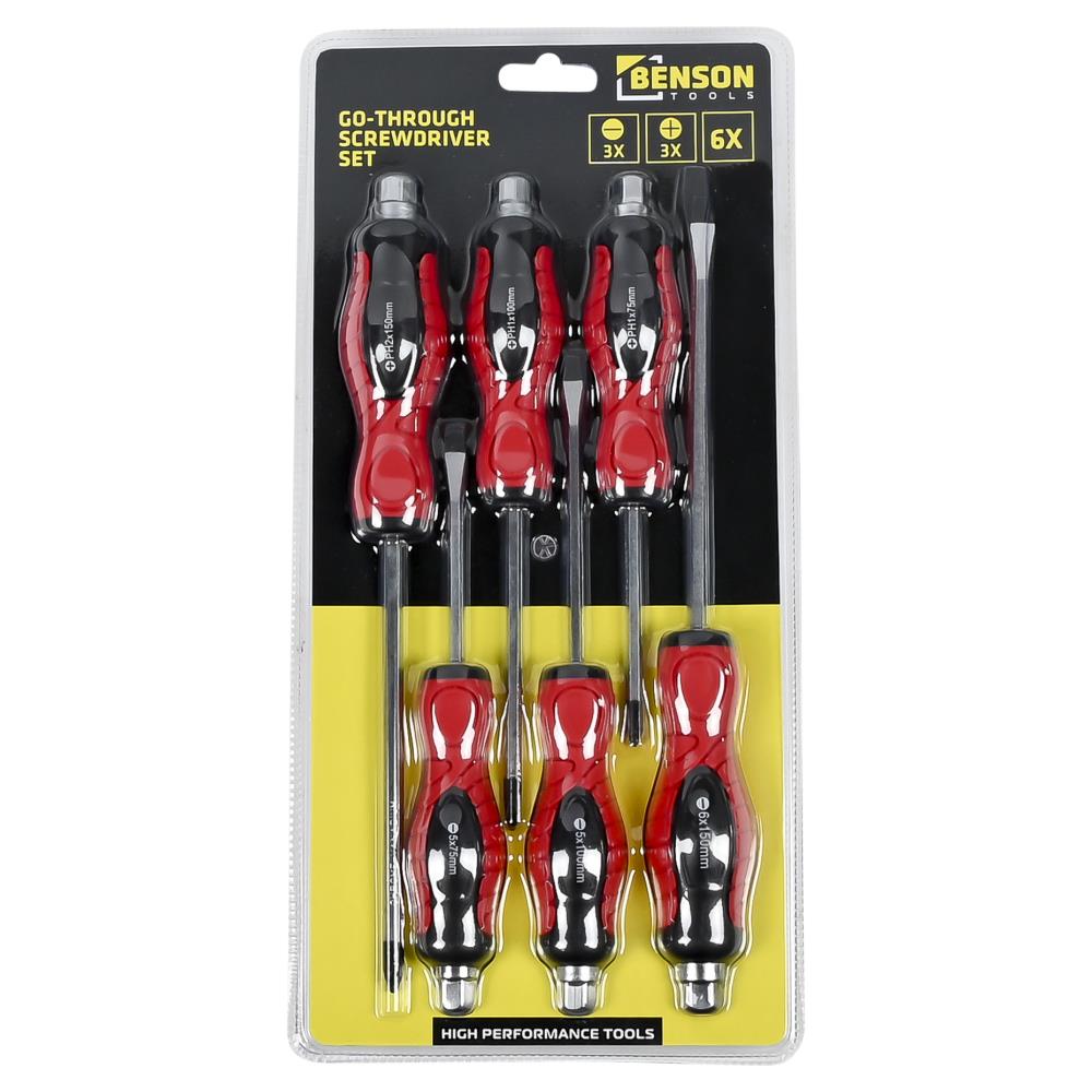 Impact screwdriver set 6 pcs