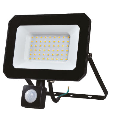 LED spotlight flat 100W SMD + sensor