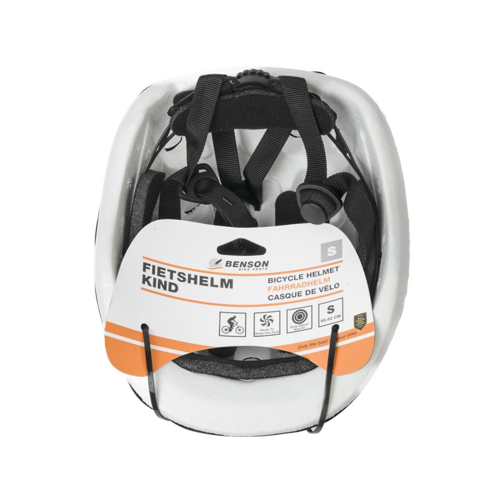 Fietshelm kind maat S (48-52 cm) off white