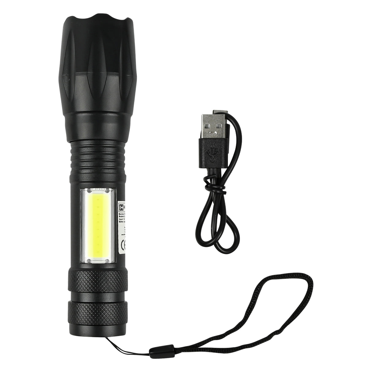 Flashlight 400 mAh rechargeable