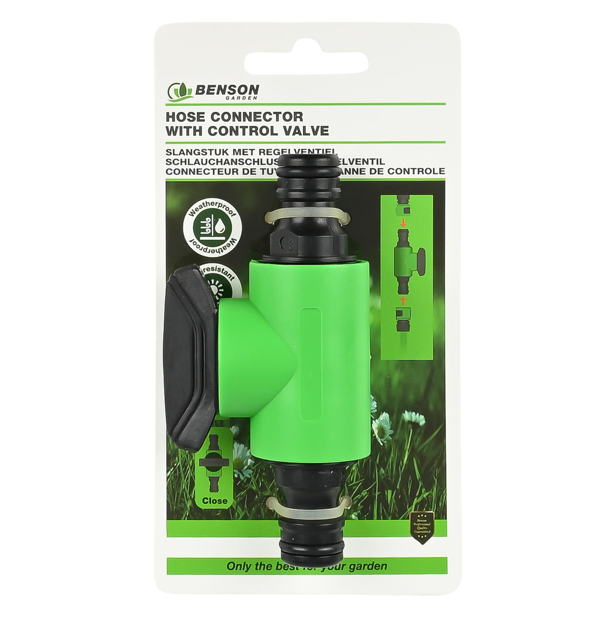 Schlauchstück mit Regulierventil