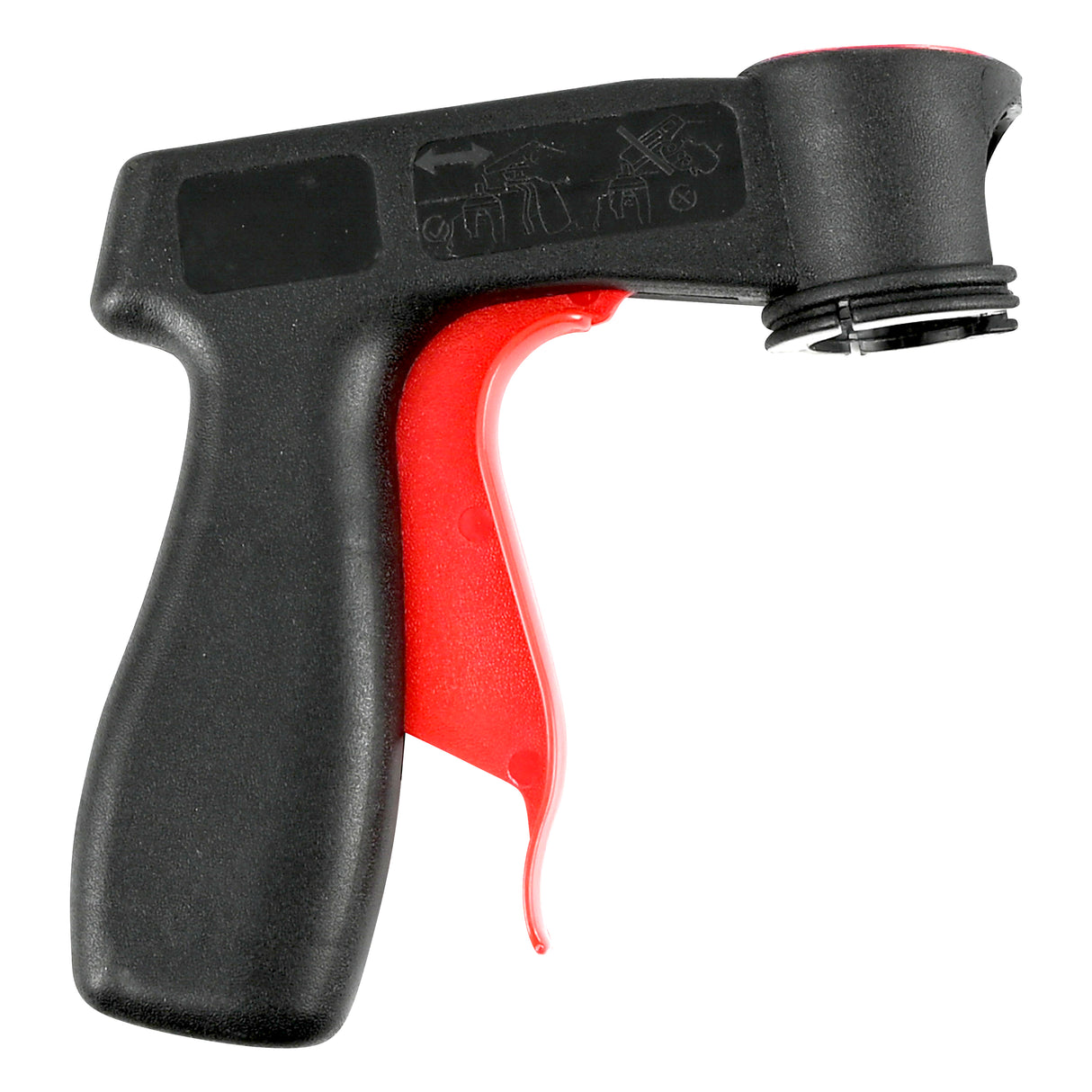 Pistol handle for aerosol can