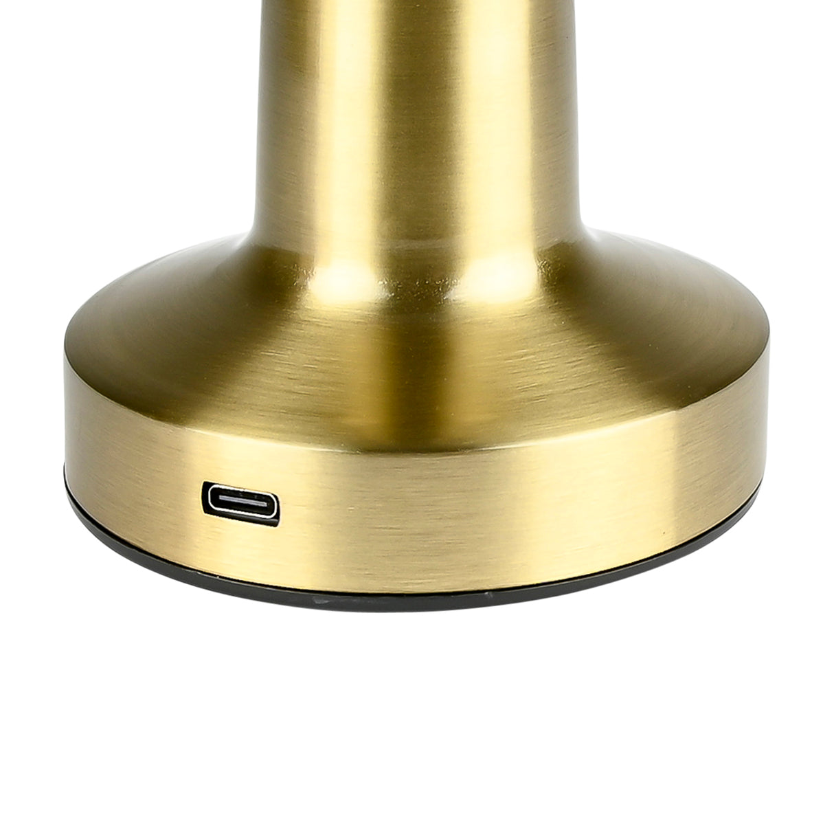 LED-Tischleuchte, dimmbar, wiederaufladbar, Touch-Gold