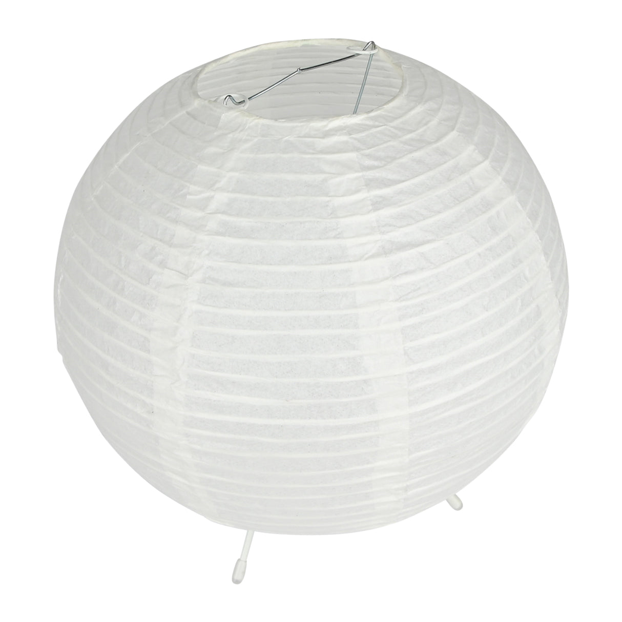 Tischlampe aus Reispapier, rund, batteriebetrieben