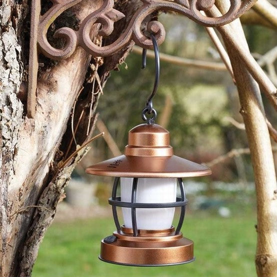 Campinglampe Mini mit Hakenkupferdisplay